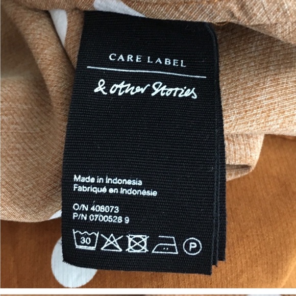 & Other Stories Tie Front Mini dress - Picture 2 of 6